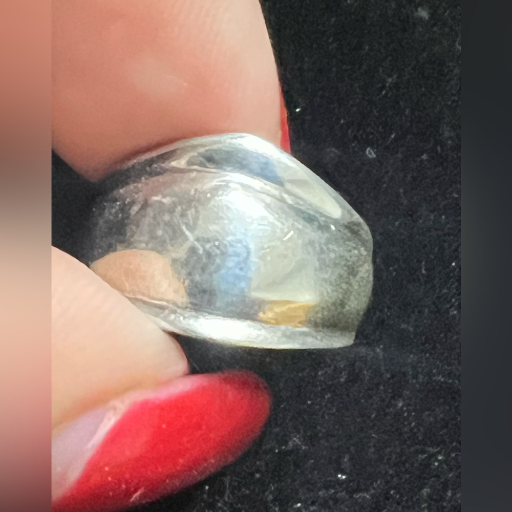 925 STERLING SILVER SIGNED DOME RING